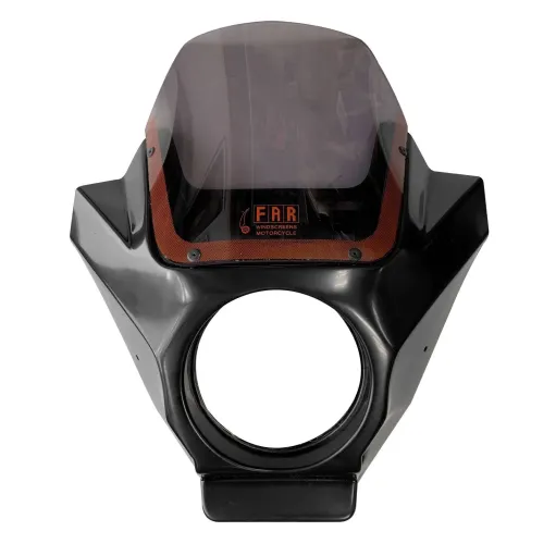 MF3865 Cupolino FAR Faro Tondo Universale Ciclomotore Moto Cross Enduro Epoca