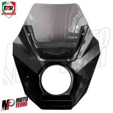 MF3865 Cupolino FAR Faro Tondo Universale Ciclomotore Moto Cross Enduro Epoca