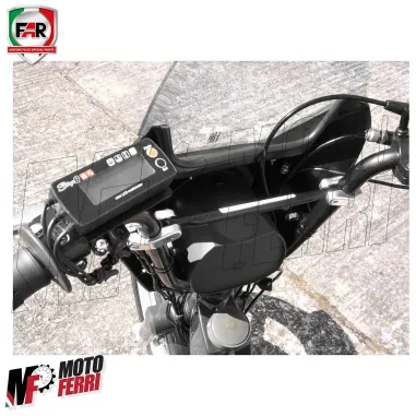 MF3865 Cupolino FAR Faro Tondo Universale Ciclomotore Moto Cross Enduro Epoca