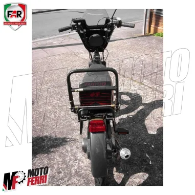 MF3865 Cupolino FAR Faro Tondo Universale Ciclomotore Moto Cross Enduro Epoca