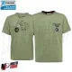 MF4583 - Maglia T-Shirt Verde Originale Piaggio Vespa GTS 6 Giorni Taglia XL