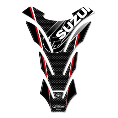 MF4587 Adesivo Protezione Paraserbatoio Suzuki Resina 3D Carbon Look 14x20cm