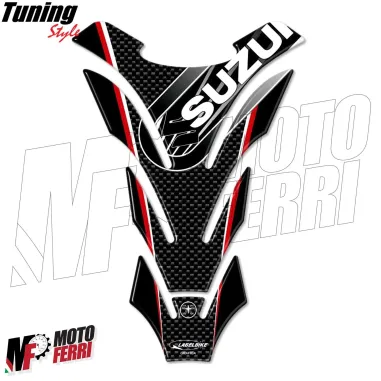 MF4587 Adesivo Protezione Paraserbatoio Suzuki Resina 3D Carbon Look 14x20cm
