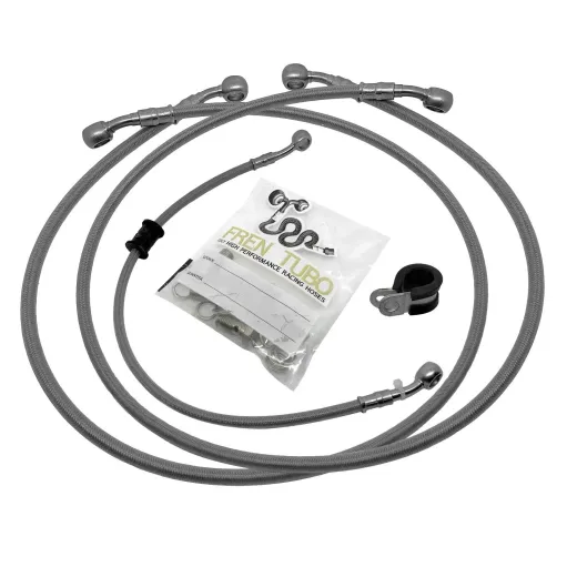MF4589 Tubi in Treccia Diretti Anteriori Fren Tubo Kawasaki Z1000 mod 2007/2009