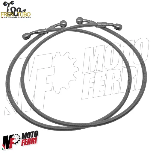 MF4589 Tubi in Treccia Diretti Anteriori Fren Tubo Kawasaki Z1000 mod 2007/2009