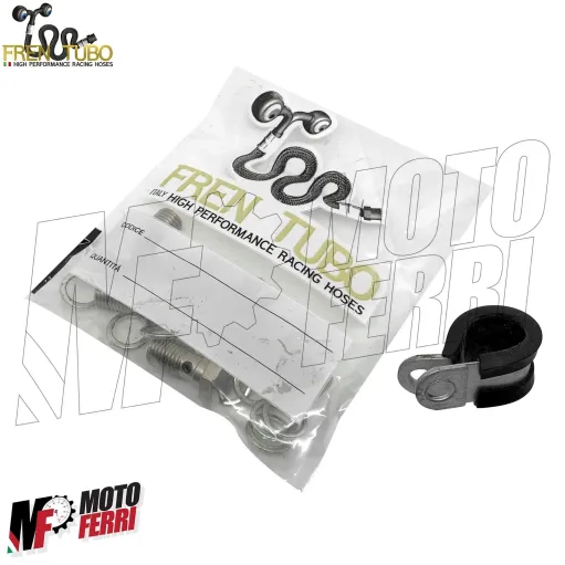MF4589 Tubi in Treccia Diretti Anteriori Fren Tubo Kawasaki Z1000 mod 2007/2009