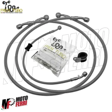 MF4589 Tubi in Treccia Diretti Anteriori Fren Tubo Kawasaki Z1000 mod 2007/2009