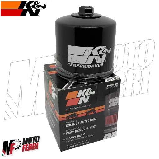 MF4590 Filtro Olio Sport Racing K&N per Ducati 1200 1260 Multistrada 2010 / 2020