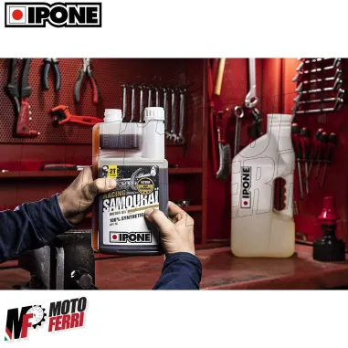 MF3029 - 1 Lt Olio Motore Miscela Ipone Samourai Sintetico Mix Universale 2T