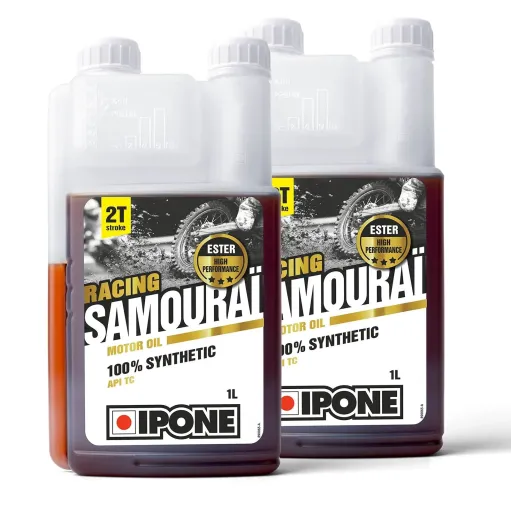 MF3258 - 2 Litri Olio Miscela Motore Ipone Samourai Sintetico Mix Universale 2T