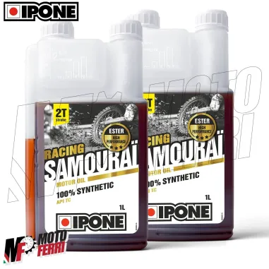 MF3258 - 2 Litri Olio Miscela Motore Ipone Samourai Sintetico Mix Universale 2T