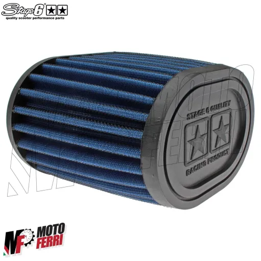 MF4602 Filtro Aria Cono Stage6 Drag Race Blu 49mm per Polini PWK 24 26 28 30