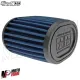MF4602 Filtro Aria Cono Stage6 Drag Race Blu 49mm per Polini PWK 24 26 28 30