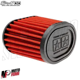 MF4603 Filtro Aria Cono Stage6 Drag Race Arancione 49mm per PWK 24 26 28 30 2
