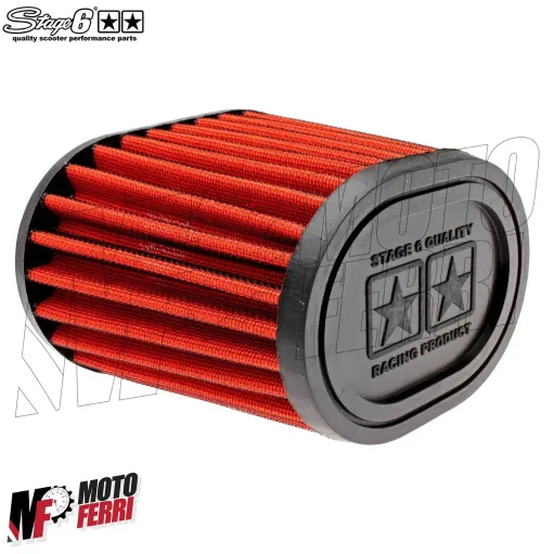 MF4603 Filtro Aria Cono Stage6 Drag Race Arancione 49mm per PWK 24 26 28 30