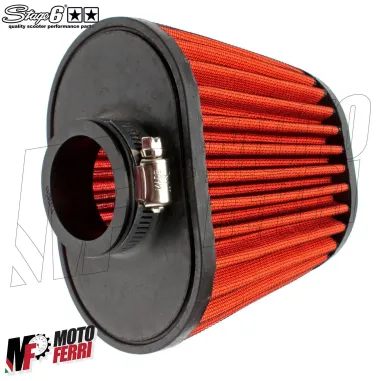 MF4603 Filtro Aria Cono Stage6 Drag Race Arancione 49mm per PWK 24 26 28 30