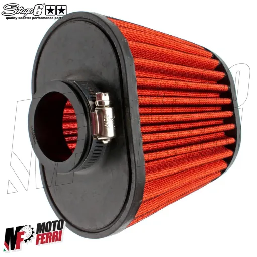 MF4603 Filtro Aria Cono Stage6 Drag Race Arancione 49mm per PWK 24 26 28 30