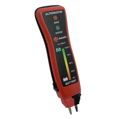 MF4605 Tester Batteria Moto Scooter 12V Tensione Voltimetro Universale