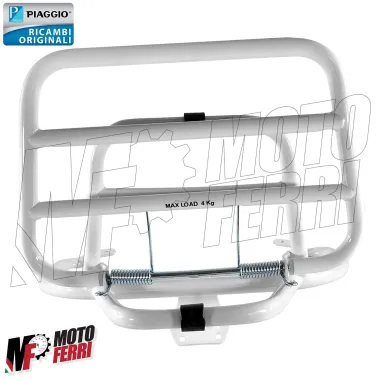 MF4608 - Portapacchi Posteriore Bianco Originale per Vespa Sprint Justin Bieber