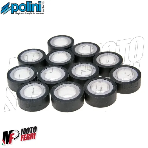 MF4617 Kit 12 Rulli Polini Per Variatore 25X11 Grammi 7,3 Yamaha TMax 500 CC
