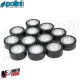 MF4617 Kit 12 Rulli Polini Per Variatore 25X11 Grammi 7,3 Yamaha TMax 500 CC