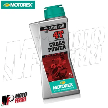 MF2474 Olio Motorex Cross Power 10W50 Sintetico 4T MA2 Motocross Moto KTM