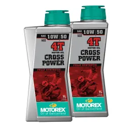 MF4618 - 2 Lt Olio Motorex Cross Power 10W50 Sintetico 4T MA2 Motocross Moto KTM