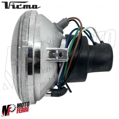MF4619 - Fanale Anteriore Vicma Dm 120 Universale per Moto Ciclomotore D'Epoca