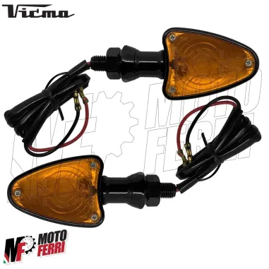 MF4623 - Coppia Frecce Mantatech Corpo in Alluminio Universali Moto Omologate