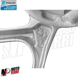 MF4624 Cerchio Posteriore Grigio Originale Piaggio Medley 125 150 mod 2020/2024 2