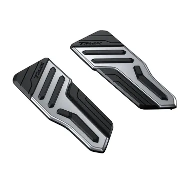 MF3027 Coppia pedane poggiapiedi Yamaha TMax 560 da 2022 a 2025 Alluminio Grigio