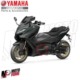 MF3027 Coppia pedane poggiapiedi Yamaha TMax 560 da 2022 a 2025 Alluminio Grigio 2