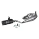 Marmitta Giannelli Fire Serpentone Piaggio 50 CIAO PX FL con Silenziatore Nero