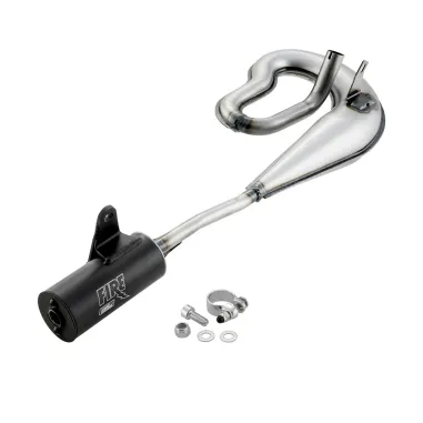 Marmitta Piaggio SI 50 Mix Giannelli Fire Vintage Serpentone Silenziatore Nero