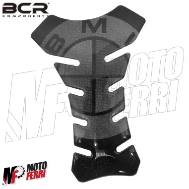MF1615 Adesivo Protezione Paraserbatoio Nero Logo BMW Grigio 19x13cm
