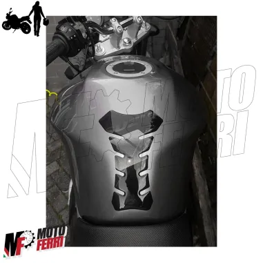 MF1617 Adesivo protezione paraserbatoio nero logo Suzuki grigio 19x13cm