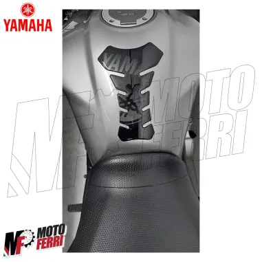 MF1619 Adesivo protezione paraserbatoio nero logo Yamaha grigio 19x13cm