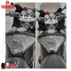 MF1619 Adesivo protezione paraserbatoio nero logo Yamaha grigio 19x13cm