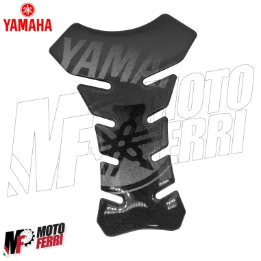 MF1619 Adesivo protezione paraserbatoio nero logo Yamaha grigio 19x13cm
