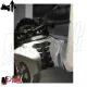 MF1620 Adesivo Protezione Paraserbatoio Nero logo Aprilia Grigio 19 x 13 Cm