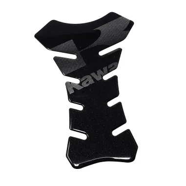 MF1896 Adesivo protezione paraserbatoio nero logo Kawasaki grigio 19 x 13 cm