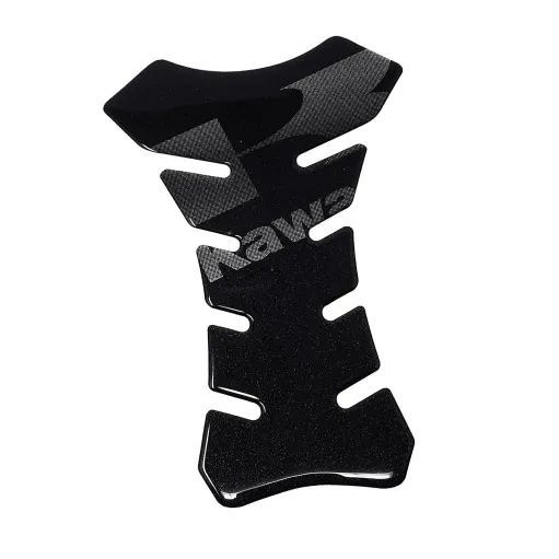 MF1896 Adesivo protezione paraserbatoio nero logo Kawasaki grigio 19 x 13 cm