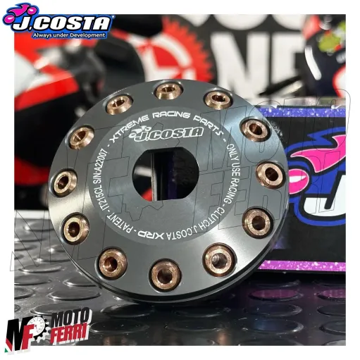 MF4553 Kit Frizione + Campana J.Costa Clutch XRP per Minarelli Aerox F12 Booster