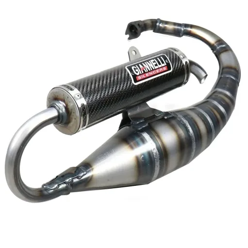 Marmitta Giannelli SHOT V4 Minarelli verticale MBK Booster Spirit Yamaha bws 50