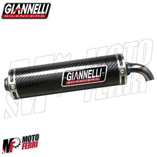 Marmitta Giannelli SHOT V4 Minarelli verticale MBK Booster Spirit Yamaha bws 50