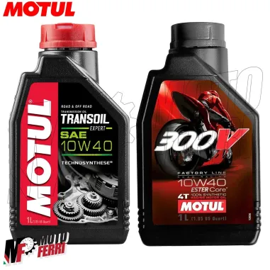 MF1819 Olio Motul Transoil Expert + 300V Motore 10W40 Moto 4T