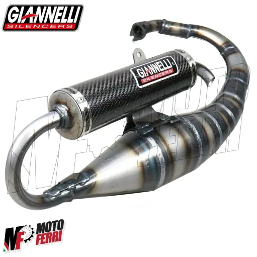 Marmitta Giannelli SHOT V4 Minarelli verticale MBK Booster Spirit Yamaha bws 50