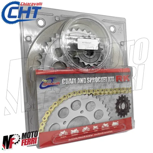 MF4629 - Kit Catena RK 525 Corona 41 Pignone 15 Ducati Hypermotard 1100 SP 10/13