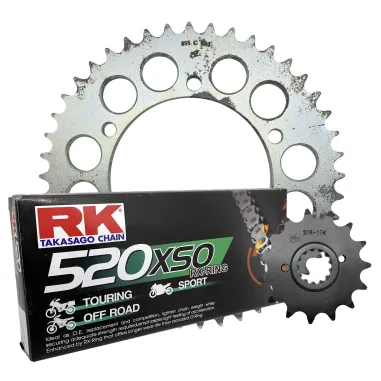 MF4632 - Kit Catena RK 520 Corona 45 Pignone 15 Yamaha MT03 660 dal 2006 al 2012