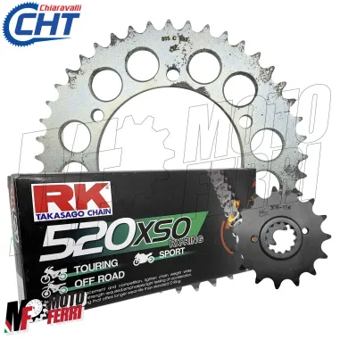MF4632 - Kit Catena RK 520 Corona 45 Pignone 15 Yamaha MT03 660 dal 2006 al 2012